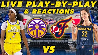 Los Angeles Sparks vs Indiana Fever  Live PlayByPlay amp Reactions [upl. by Sanbo]