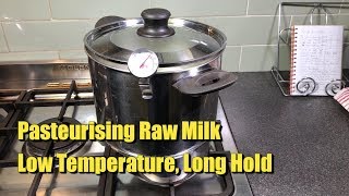 How to Pasteurise Raw Milk at Home for Cheese Making [upl. by Ettennat]