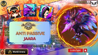 IMBA Jaara Dark Phoenix With New buff ANTI PASSIVE Destroy enemy on RTA Summoners War [upl. by Lorelie]