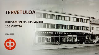 Kuusamon Osuuspankin 100 v juhla klo 1300 [upl. by Assirrem]