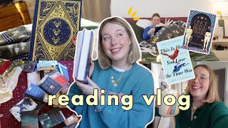 cozy reading vlog starting the new year strong with 2 amazing books [upl. by Nannek201]