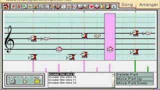 Invader Zim theme on Mario Paint Composer [upl. by Jim259]