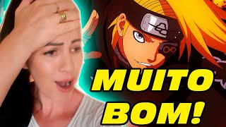 MÃE EVANGÉLICA REACT Rap do Deidara Naruto  A ARTE É A EXPLOSÃO  NERD HITS [upl. by Rebekkah495]