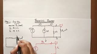 Thevenins theorem circuit problem solution easy steps [upl. by Welsh]