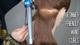 How to Use a Curling Wand for Beginners In depth [upl. by Nyrahs]