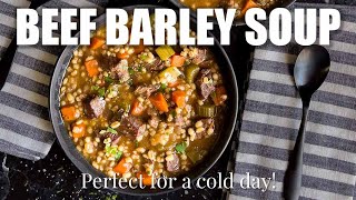 Beef Barley Soup [upl. by Asirac]