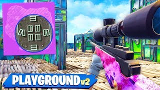 PRESTON vs TBNRKenny 1v1 SHIPMENT Sniper ONLY Custom Gamemode Fortnite Playground Mode [upl. by Ellehsat]