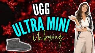 New Ugg Womens Classic Ultra Mini  Ugg Classic Boot Unboxing [upl. by Allerym]