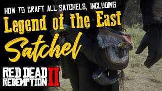 How to Craft All Satchels in RDR2 [upl. by Cassey]