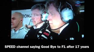 SPEEED Channel  Goodbye F1 [upl. by Olemrac]