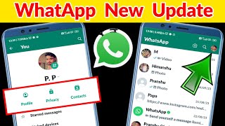 Whatsapp three dots not showing  Whatsapp new Update setting  Whatsapp profile setting 2023 [upl. by Savvas]