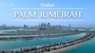 DUBAI 4K Drone  Palm Jumeirah  Summer morning  Atlantis Sofitel [upl. by Sandon]