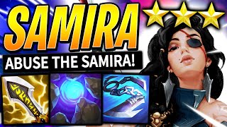 THIS BROKEN SAMIRA BUILD IS DOMINATING RANKED I Teamfight Tactics I TFT Best Comps 1315 Guide [upl. by Vharat7]