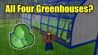 How I Got All Four Greenhouses in Welcome To Farmtown Roblox [upl. by Dott]