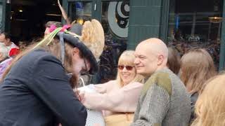 Stourbridge Morris dancers on 08 June 2024 And a walk about town The Midlands England [upl. by Anni]