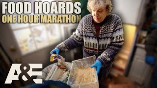 Hoarders Biggest FOOD Hoards  OneHour Compilation  AampE [upl. by Aerdnaid519]