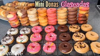 Vende Mini Donas glaseadas de diferentes sabores [upl. by Nashom637]