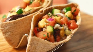 Sabich with Watermelon Salad and Watermelon Rind “Amba” [upl. by Ebanreb]