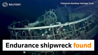 Endurance shipwreck found in Antarctic ice [upl. by Nessah]