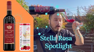 Stella Rosa Spotlight BLACK CHERRY  Wine Review [upl. by Editha]