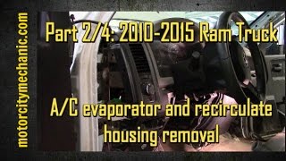 Part 24 20092015 Ram trucks AC evaporator and recirculate housing [upl. by Guthrey500]