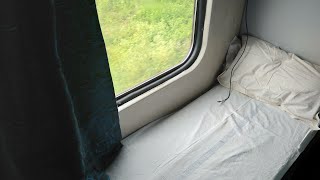 malwa superfast express 1291912920 3rd tier ac review and now in which blankets are available [upl. by Kimmel]