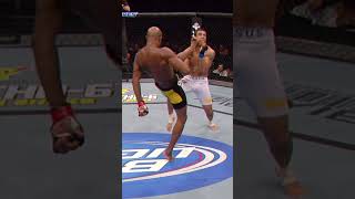 Um dos nocautes mais icônicos da história Anderson Silva está no Hall da Fama do UFC 🕷️ [upl. by Lrak]