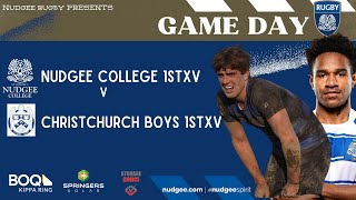 2024 Nudgee College 1st XV v Christchurch Boys 1st XV [upl. by Etselec956]