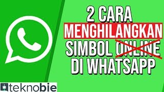 2 Cara Hide Online status WA  Menghilangkan Simbol Online di WA Whatsapp [upl. by Gine]