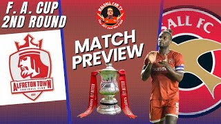 FA Cup Rd 2 Alfreton v Walsall match preview [upl. by Lilllie]