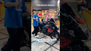 Salman Ali with Roshni Misbah at her Garage  The Bikers World India 🩵🩷 [upl. by Adneram]