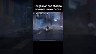 Doughman and shadow monarch team combo realmrampage teamcombo teamwork roblox [upl. by Ynahteb]