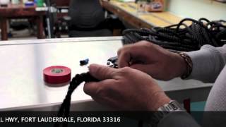 How To Splicing 3Strand Rope Demonstration [upl. by Annaeirb]