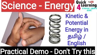 Energy Physics in Tamil  Kinetic and Potential Energy in Tamil  Types of Energy in Tamil [upl. by Cordy926]