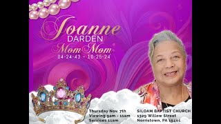 Funeral Services for Joanne Darden [upl. by Batchelor]