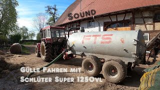 Schlüter Super 1250vl am Gülle Fahren  SOUND [upl. by Aciamaj509]