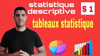 statistique descriptive  tableaux statistique [upl. by Gemma943]