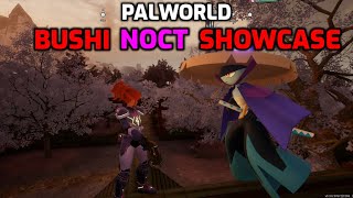 Palworld Bushi Noct Showcase  Bellanoir Libero  Hard Mode Tower Bosses  Maxed Bushi Noct [upl. by Elcarim689]