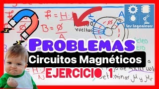 ✅CIRCUITOS MAGNÉTICOS Ejercicio 1👉BIEN EXPLICADO😎💯👈  Máquinas eléctricas [upl. by Nylyoj243]