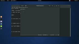 How to writecompile and run C program in UbuntuLinux Terminal Using Gedit [upl. by Girardo]