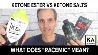 RACEMIC Ketone Salts vs Ketone Ester What is the difference [upl. by Etteiram]