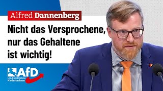 Nicht das Versprochene nur das Gehaltene ist wichtig – Alfred Dannenberg AfD [upl. by Balkin]