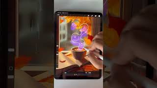 Coffee Animation Tips in Procreate animation procreate digitalart illustration art [upl. by Camus]