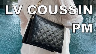 LV Coussin PM Unboxing First impressions and Modshots [upl. by Isman]