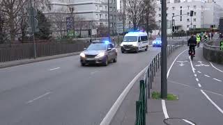 vehicule de ladministration penitentiaire escorté par la police [upl. by Menides402]