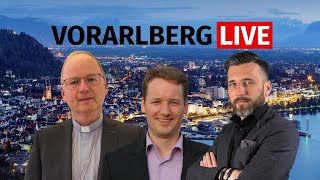 Vorarlberg LIVE mit Bischof Benno Elbs und Dr David Stadelmann [upl. by Yelime]