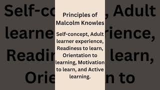 Malcolm Knowles Theory  Theory of Andragogy  Theory of Adult Learning  UGC NETSET selfstudy179 [upl. by Nemsaj780]