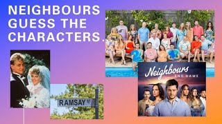 NEIGHBOURS GUESS THE CHARACTERS  DO YOU KNOW PAUL ROBINSON FROM SHANE RAMSEY IF SO TRY THIS QUIZ [upl. by Hitchcock664]