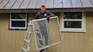 Installing New Windows at My Cabin [upl. by Belicia]