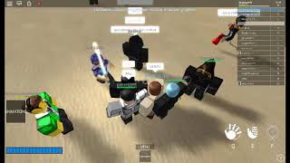 Roblox Star Wars Lightsaber Battles II  Rematching Serphos [upl. by Celesta696]